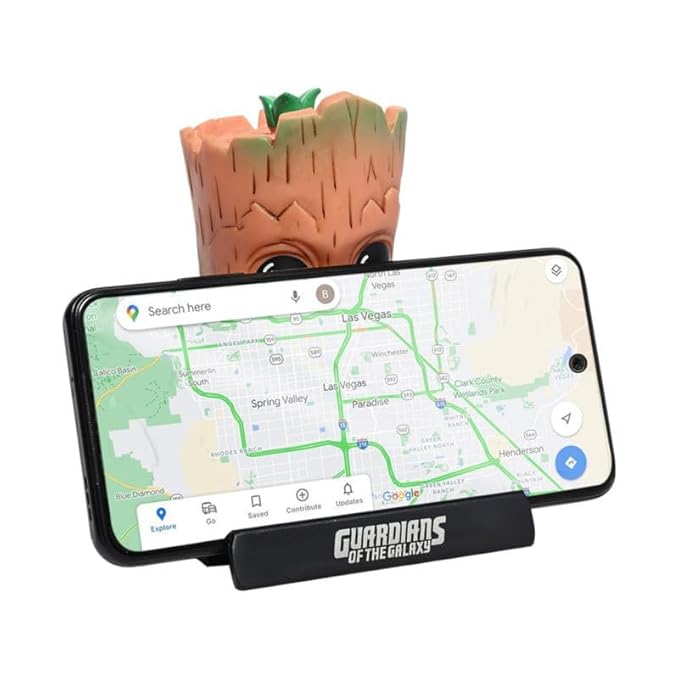 BABY GROOT - Action Figure Limited Edition Bobblehead with Mobile Holder for Car Dashboard, Office Desk & Study Table - Baby Groot
