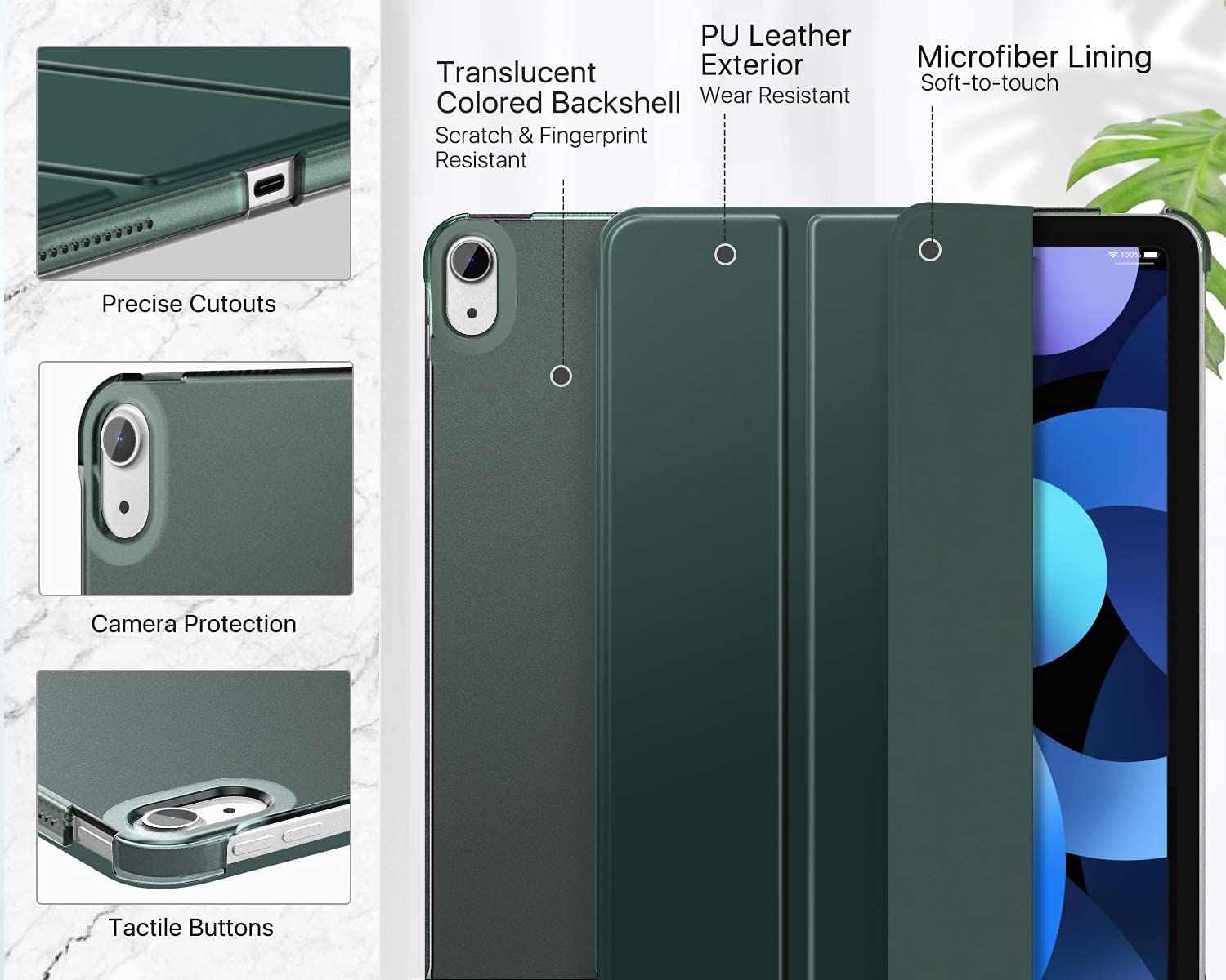 Premium iPad 10/11th Gen Folding Case