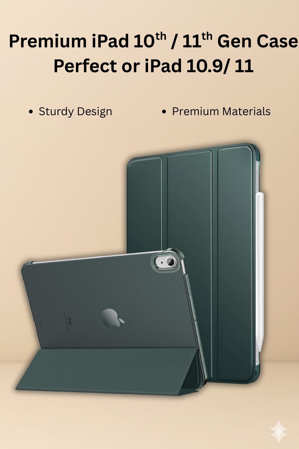 Premium iPad 10/11th Gen Folding Case